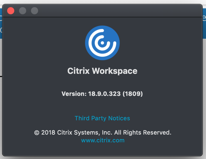 citrix workspace for mac older versions